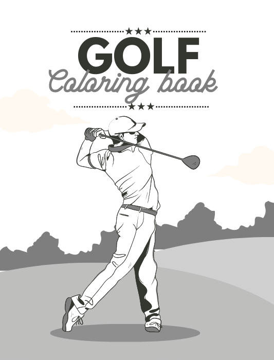 Golf Coloring Books for Kids