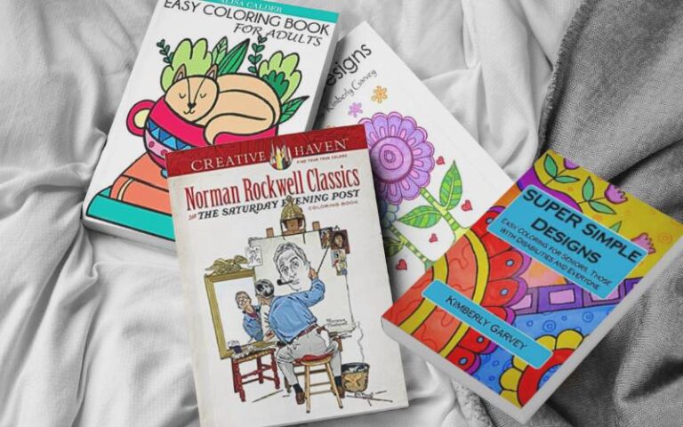Best coloring books for seniors