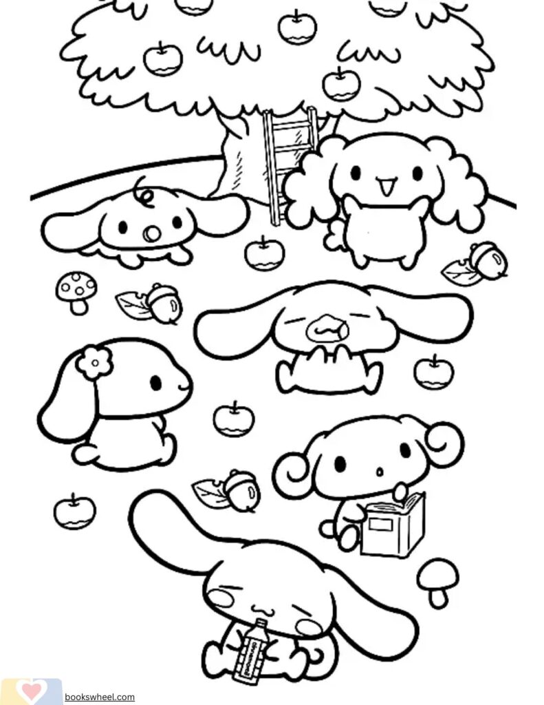 Discover The Joy With Free Cinnamoroll Coloring Pages